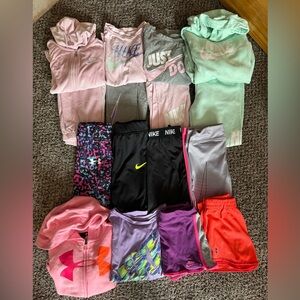 Girls Nike/UnderArmour Bundle